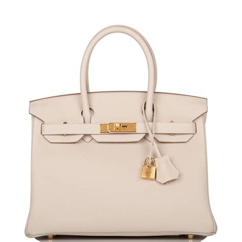 hermes chai birkin 30|Birkin 30cm craie togo.